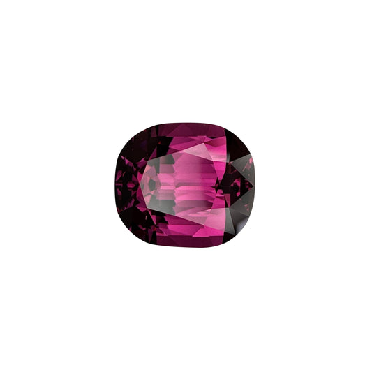 7.32ct Cushion Medium Pink Rhodolite