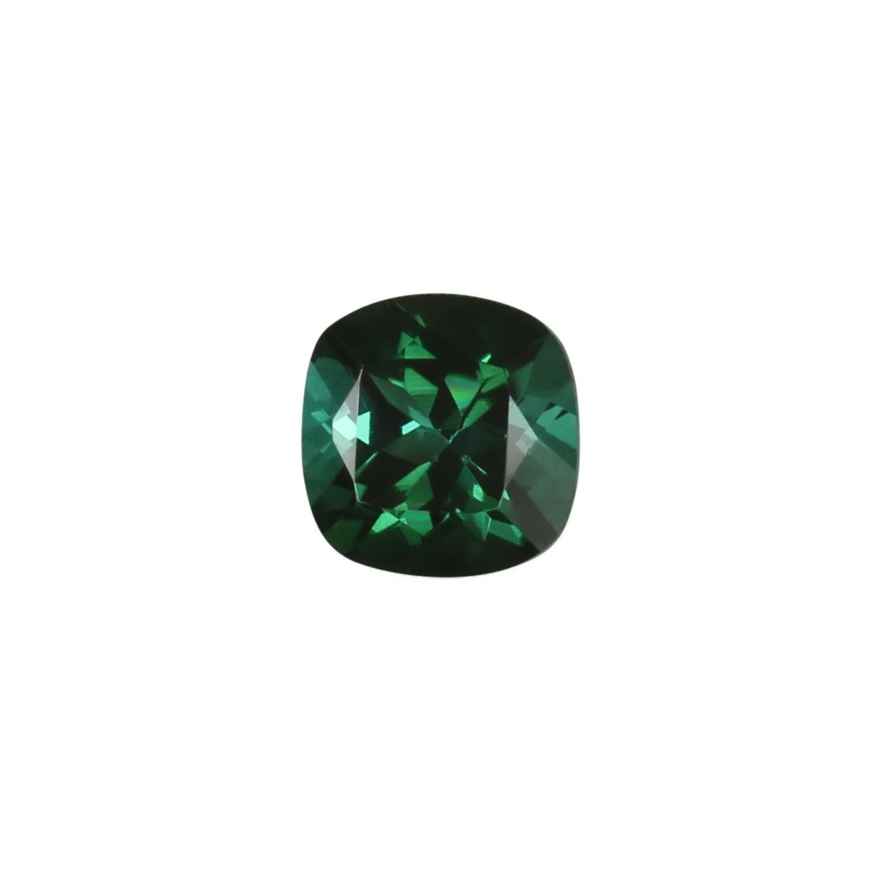 6mm Cushion Medium Blue-Green Tourmaline