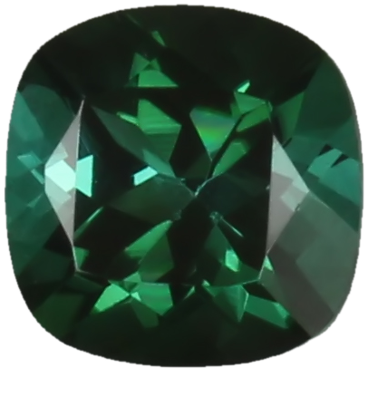 6mm Cushion Medium Blue-Green Tourmaline