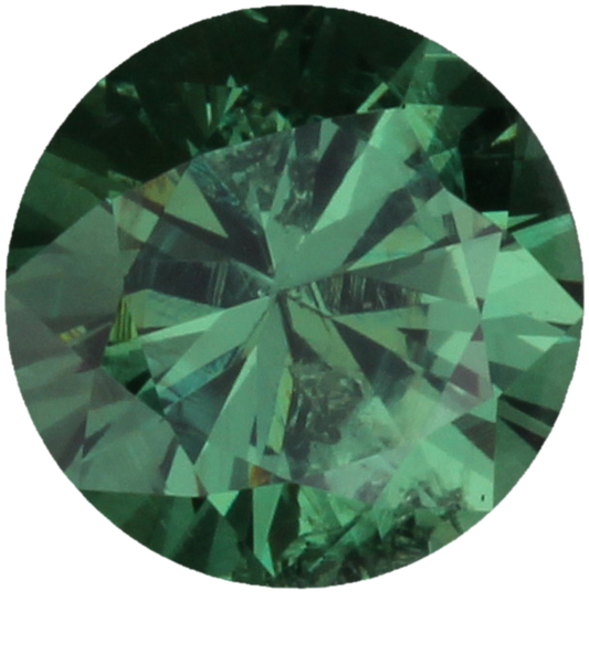 8.0mm Round Minty Green  Demantoid Garnet
