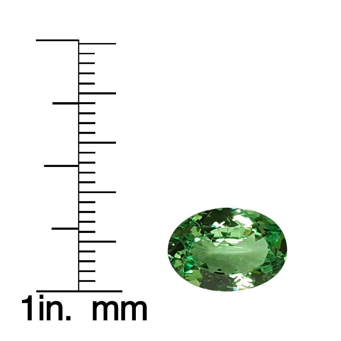 3.65ct Oval Mint Garnet