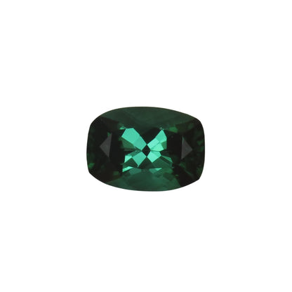 6.9x4.9mm Cushion Medium Blue-Green Tourmaline