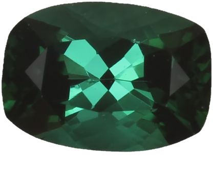 6.9x4.9mm Cushion Medium Blue-Green Tourmaline