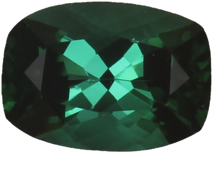 6.9x4.9mm Cushion Medium Blue-Green Tourmaline