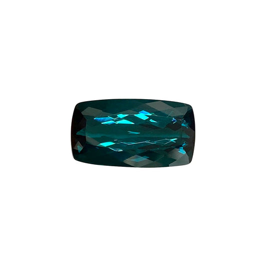 15.49ct Cushion Deep Blue Tourmaline
