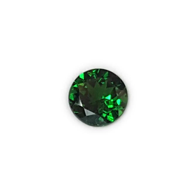 6.6mm Round Deep Saturated Green Tsavorite