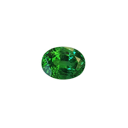 1.69ct Oval Bright Green Tsavorite