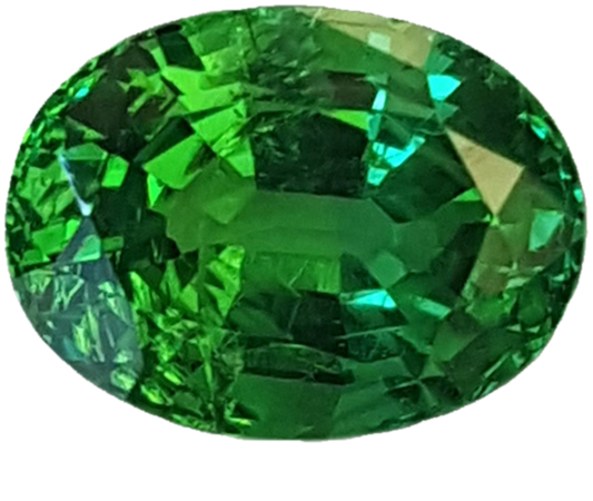 1.69ct Oval Bright Green Tsavorite