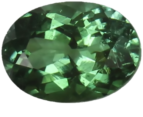 7x5.1mm Oval Medium Blue-Green Tourmaline