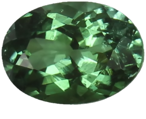 7x5.1mm Oval Medium Blue-Green Tourmaline