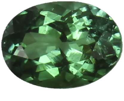 7x5.1mm Oval Medium Blue-Green Tourmaline