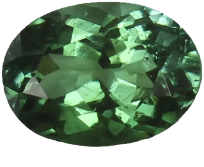 7x5.1mm Oval Medium Blue-Green Tourmaline