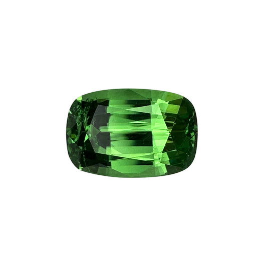 3.13ct Cushion Bright Green Tsavorite