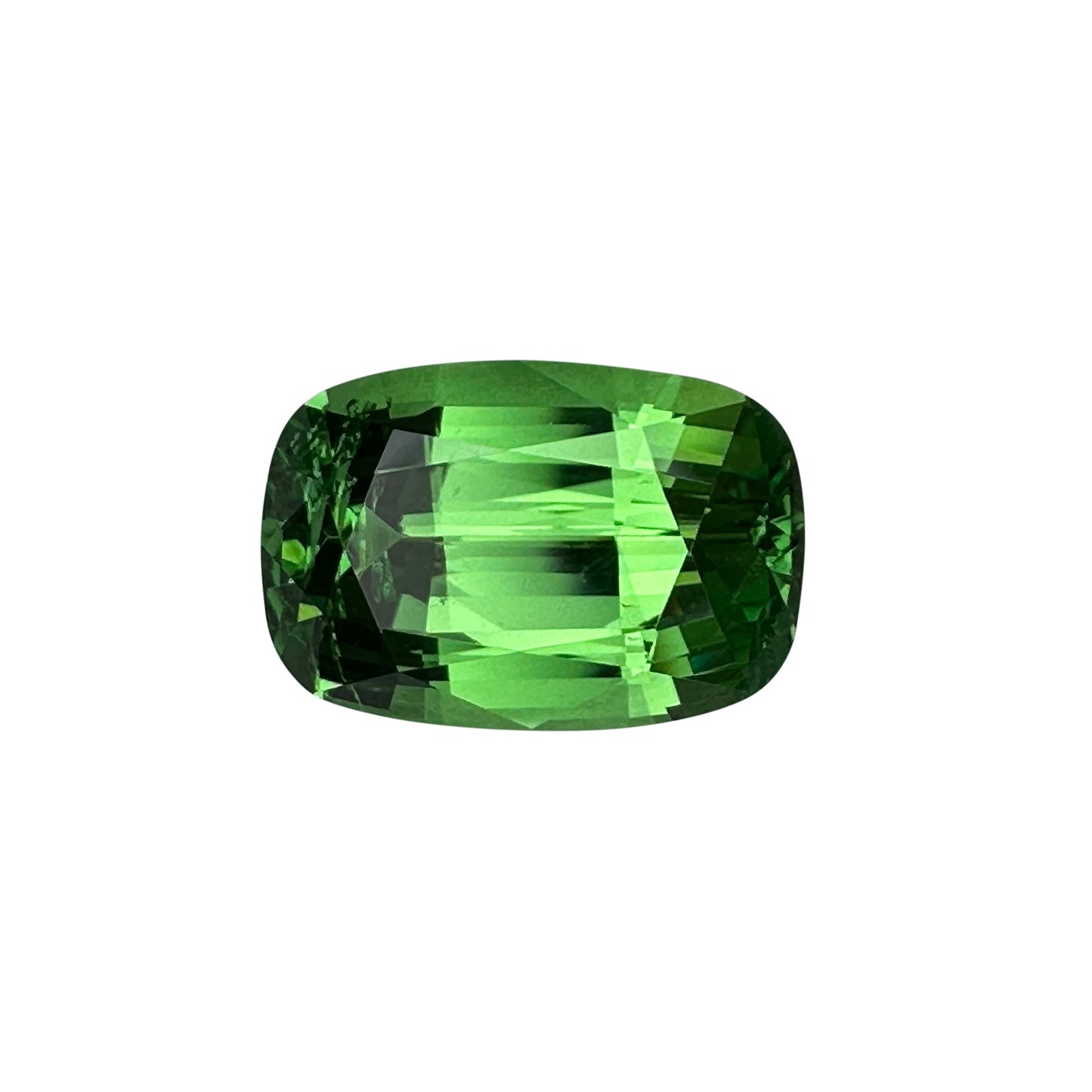 3.13ct Cushion Bright Green Tsavorite