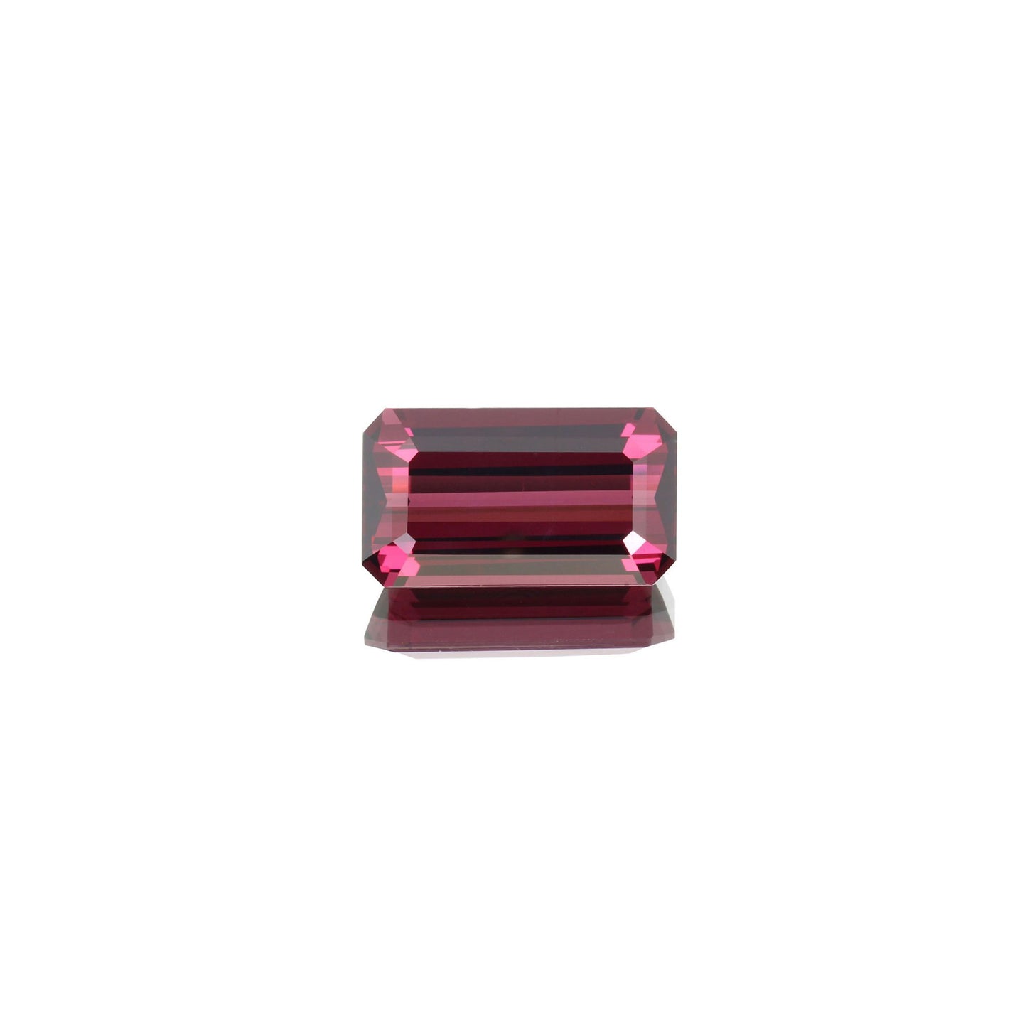 15.53ct Emerald Cut Open Burgundy Rhodolite