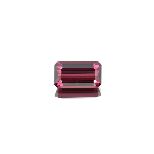 15.53ct Emerald Cut Open Burgundy Rhodolite