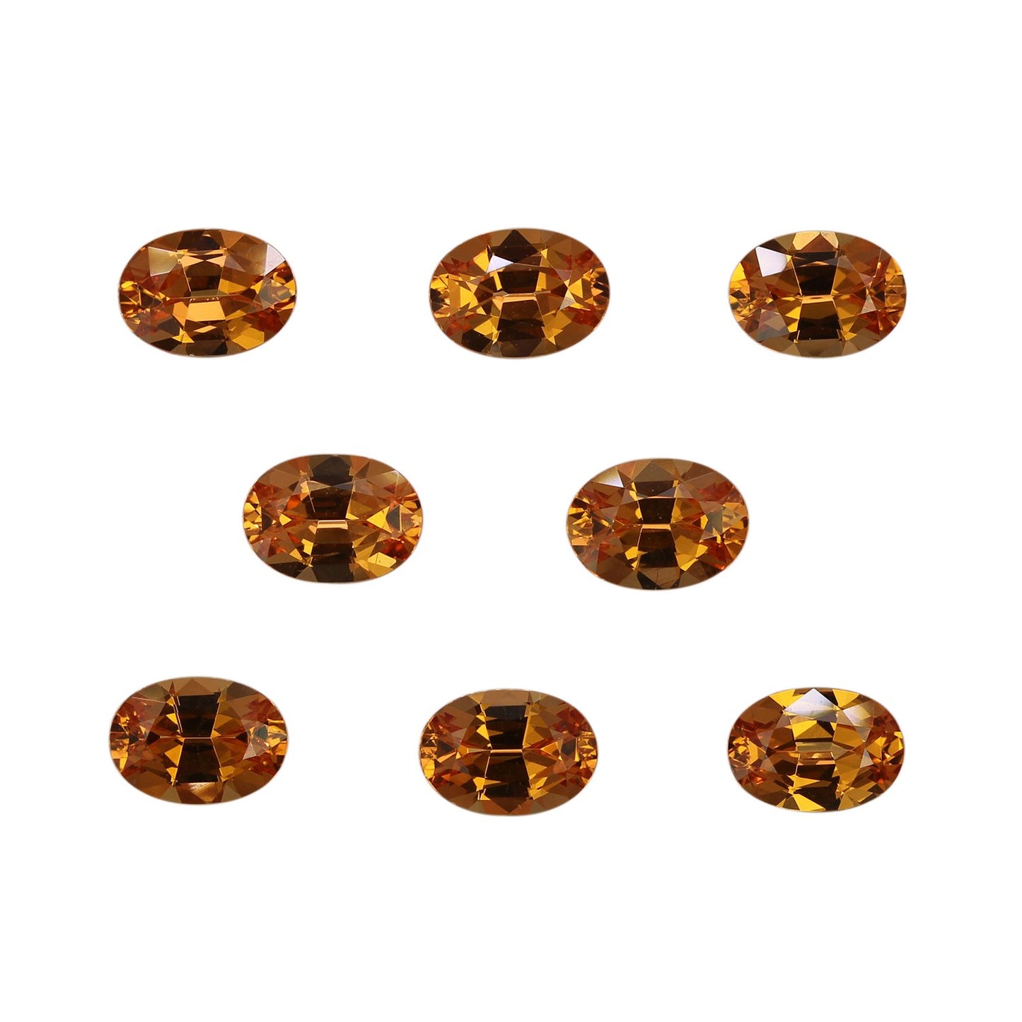 7x5mm Oval Medium Orange Spessartite
