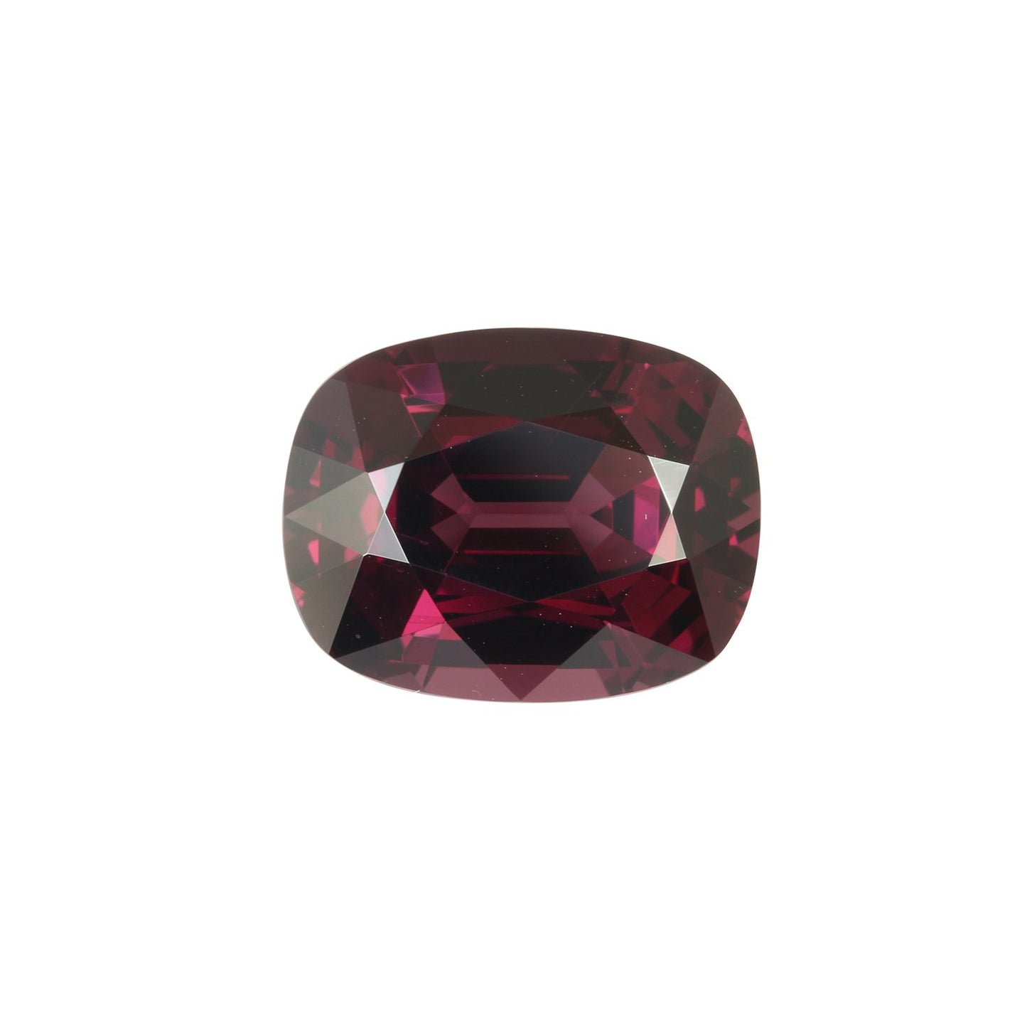 10.89ct Cushion Open Burgundy Rhodolite