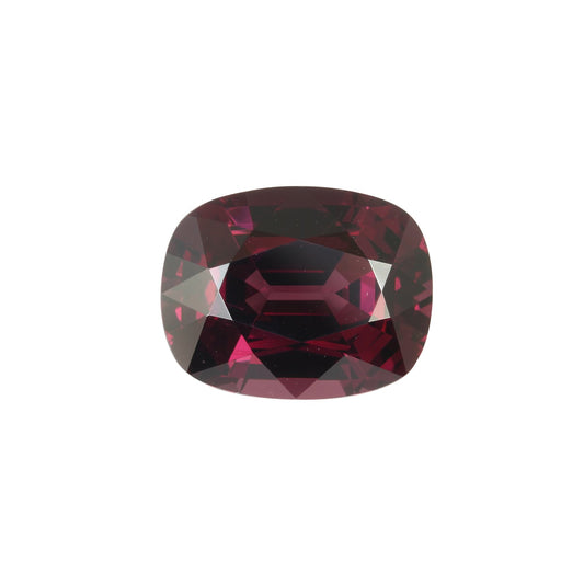 10.89ct Cushion Open Burgundy Rhodolite