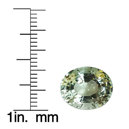 5.82ct Oval A Color Aquamarine