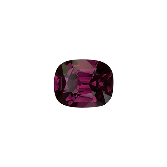 2.57ct Cushion Open Burgundy Rhodolite