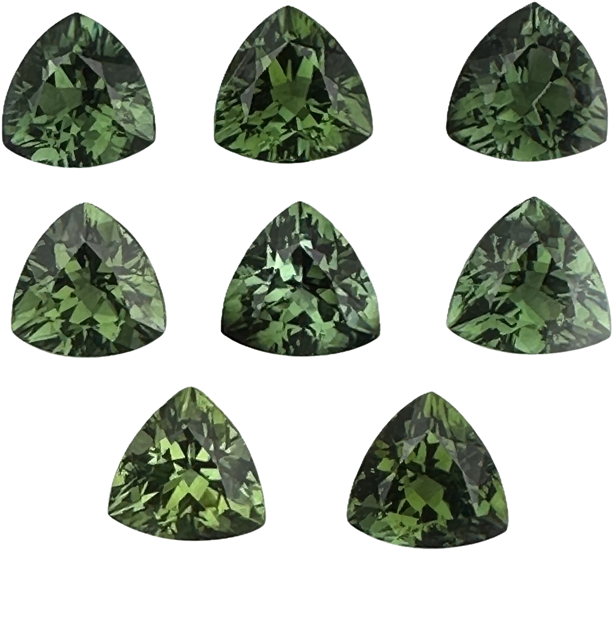 10mm Trillion Green Tourmaline