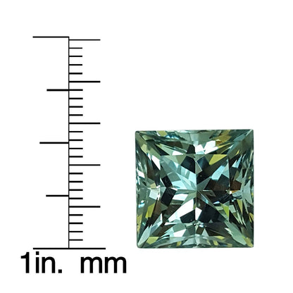 15.52ct Princess Cut Seafoam Beryl