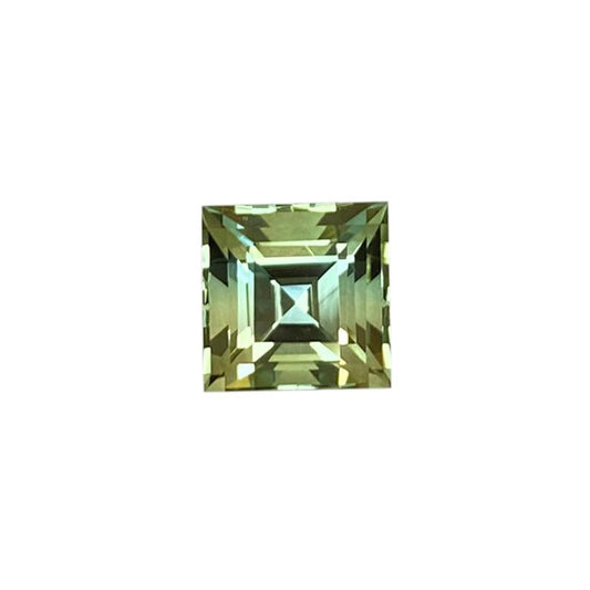 9mm Square Bi-Color Tourmaline