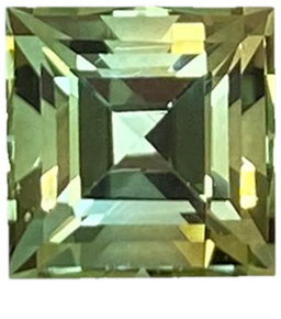 9mm Square Bi-Color Tourmaline