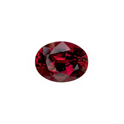 5.76ct Oval Deep Pink Malaya Garnet