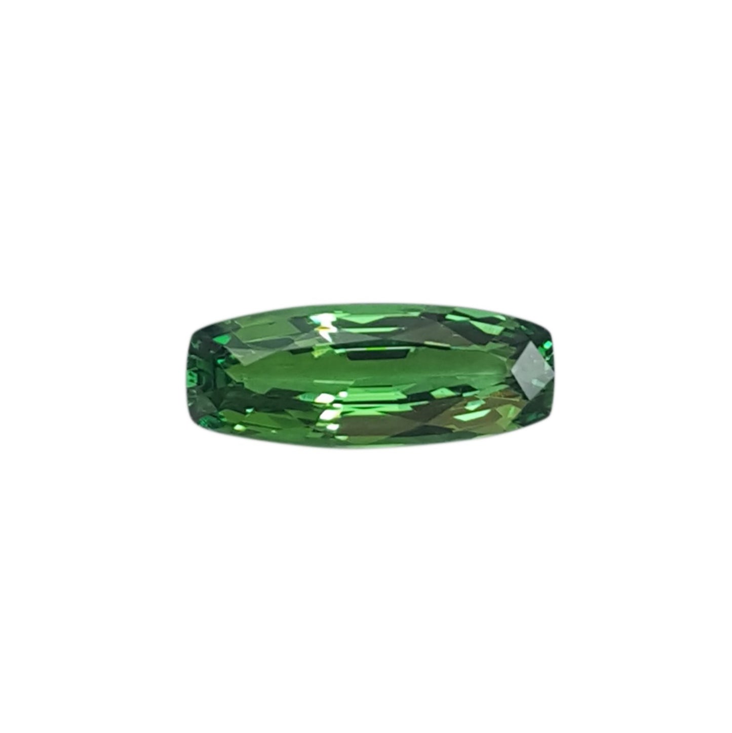 3.28ct Cushion Bright Green Tsavorite