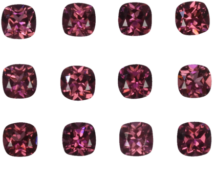 6mm Cushion Light Pink Rhodolite