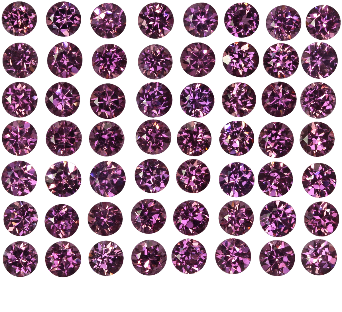 4mm Round Magenta Garnet