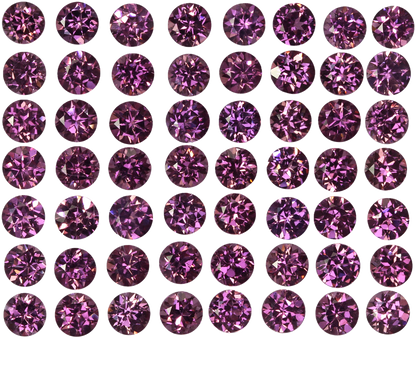 4mm Round Magenta Garnet