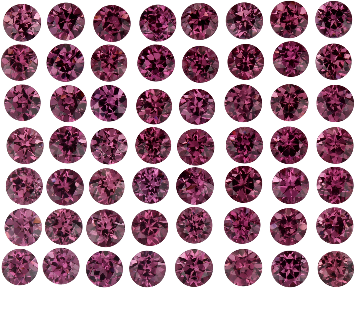 4mm Round Magenta Garnet