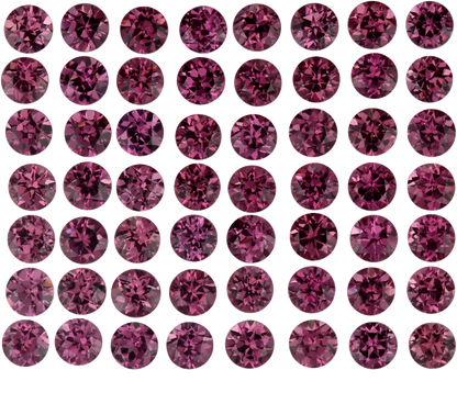 4mm Round Magenta Garnet