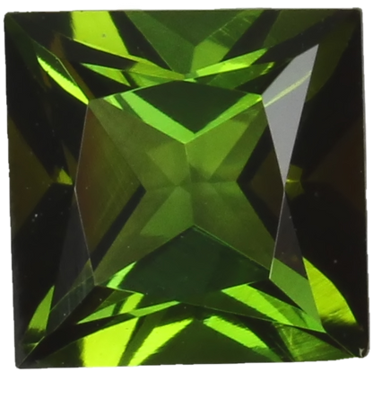 7mm Princess Cut OG Color Tourmaline