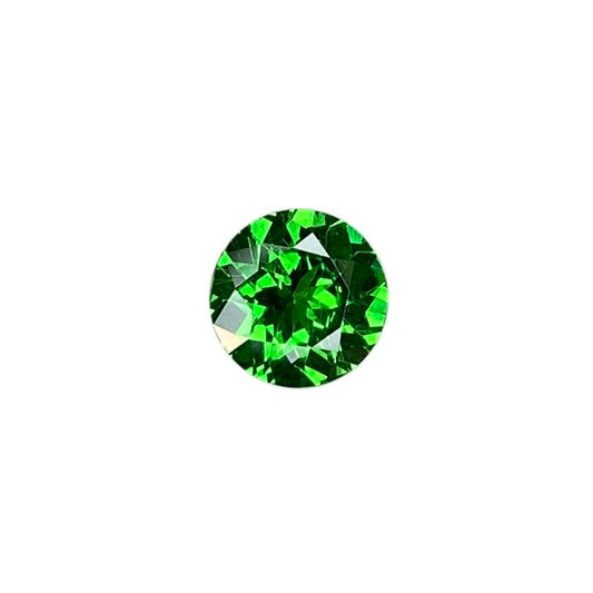 6.5mm Round Bright Green Tsavorite