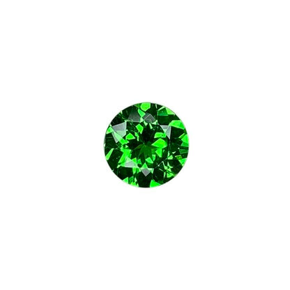 6.5mm Round Bright Green Tsavorite