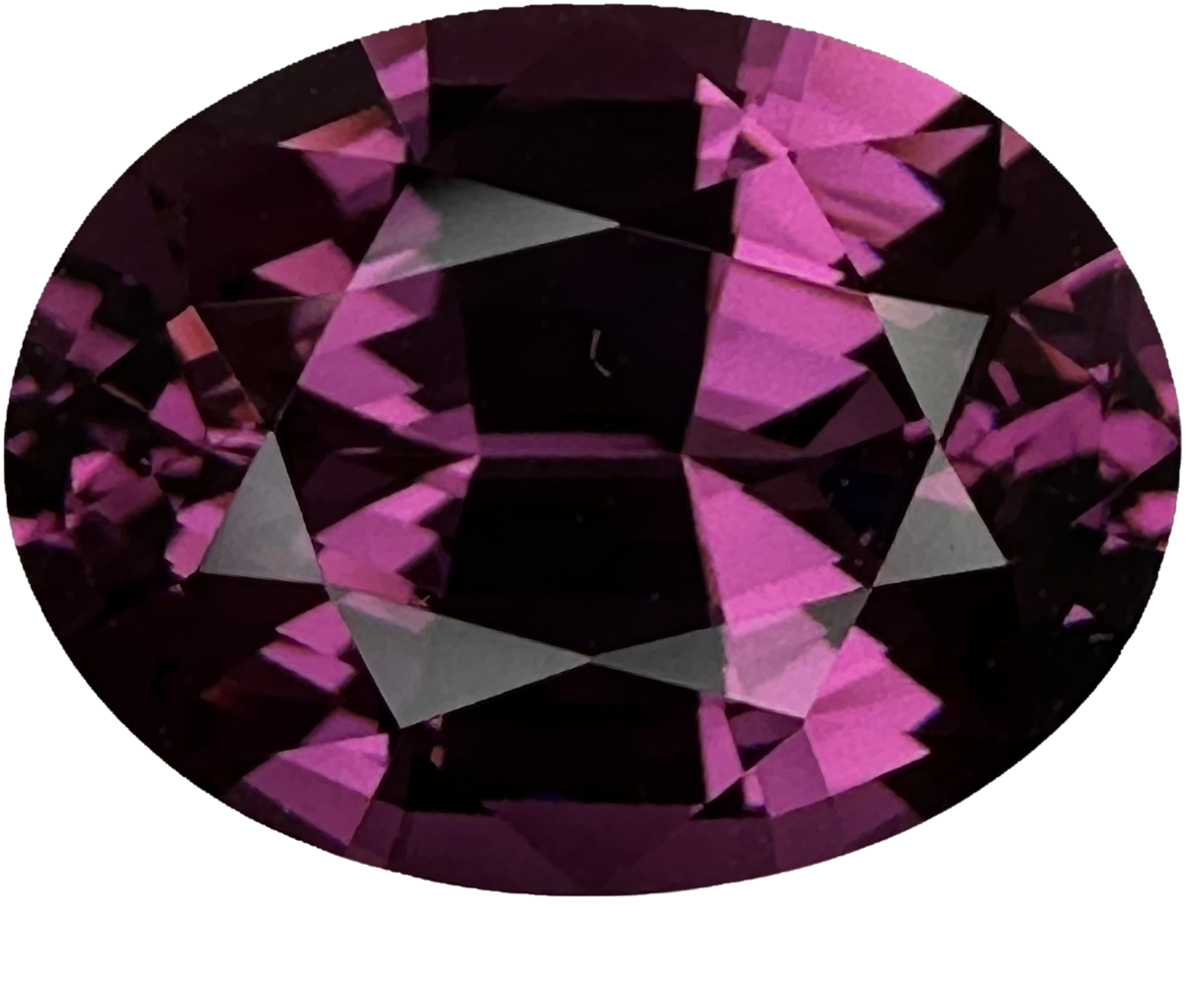 5.14ct Oval Medium Pink Rhodolite