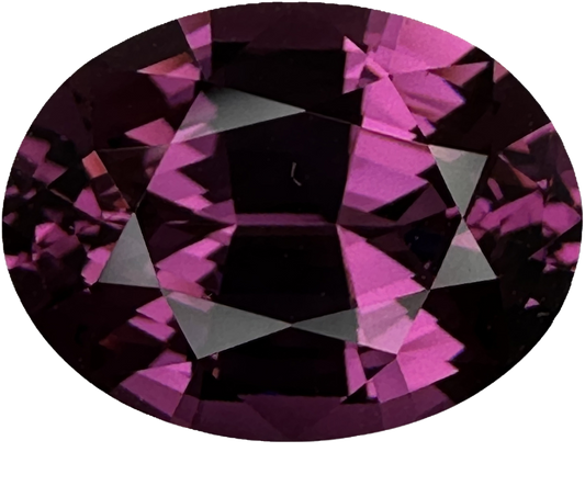 5.14ct Oval Medium Pink Rhodolite