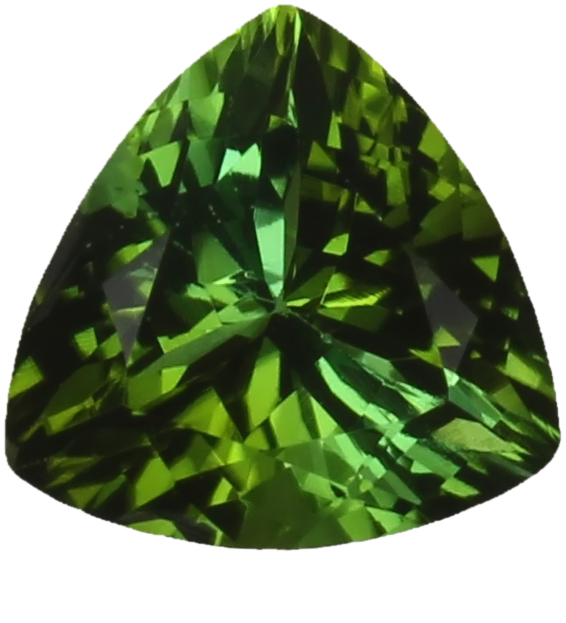 7mm Trillion Mint Green Tourmaline