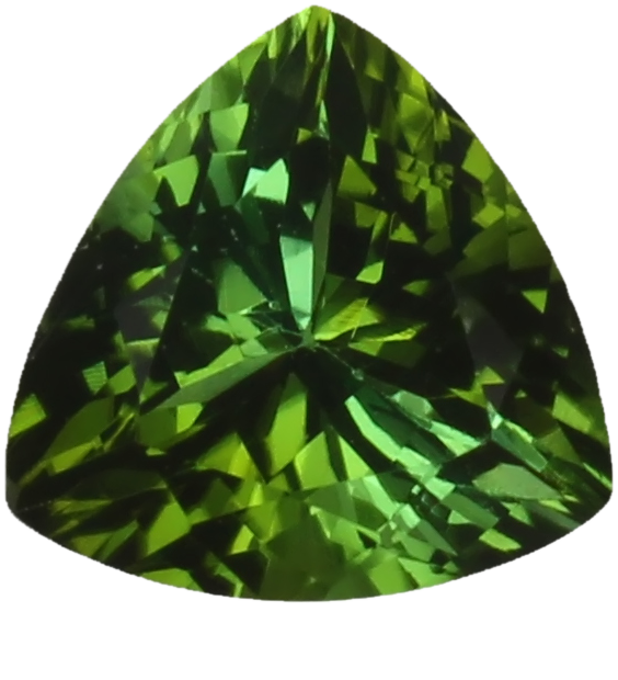 7mm Trillion Mint Green Tourmaline