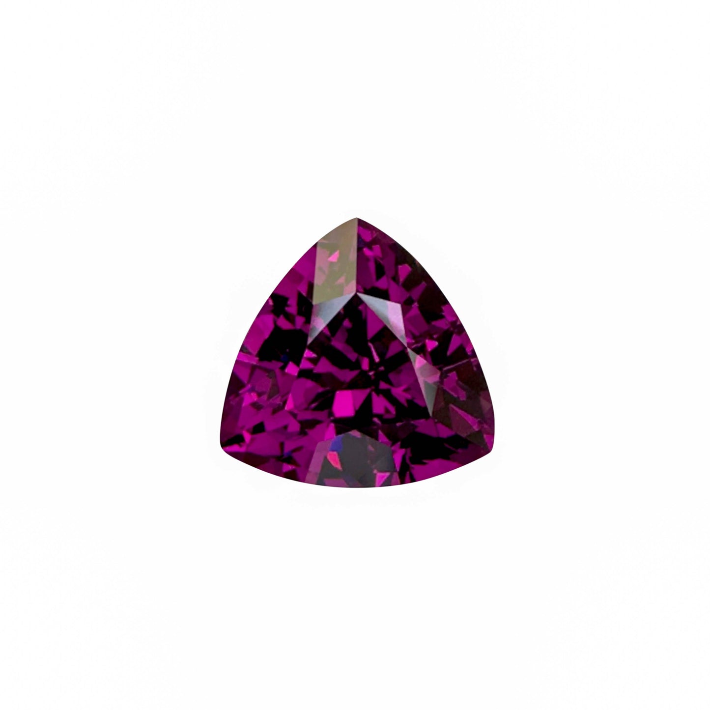 9.91ct Trillion Open Burgundy Rhodolite
