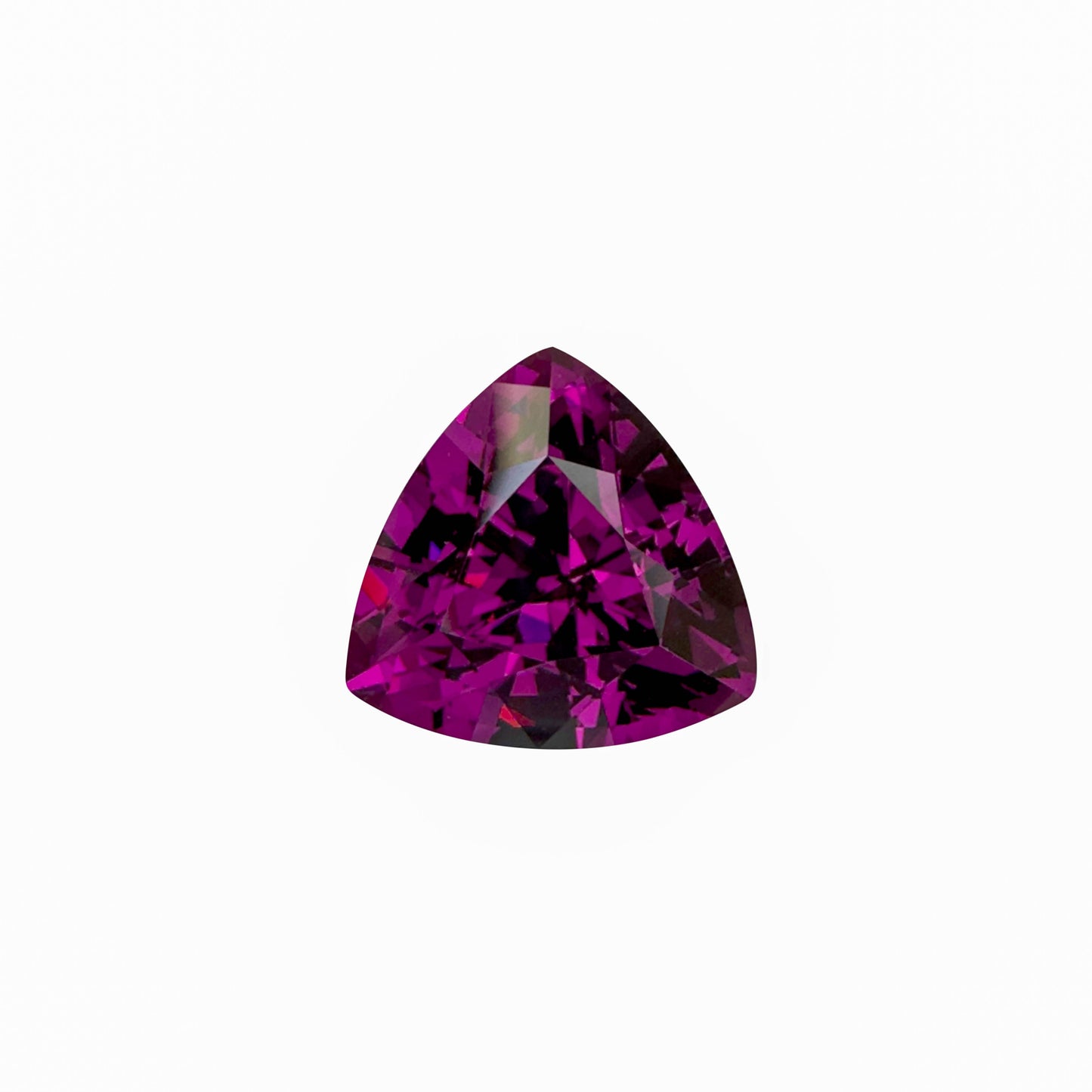 9.91ct Trillion Open Burgundy Rhodolite