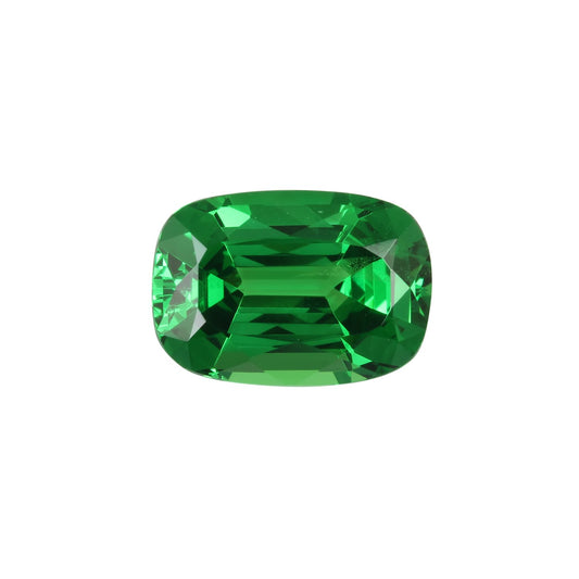 10.22ct Cushion Fine Intense Green Tsavorite Set