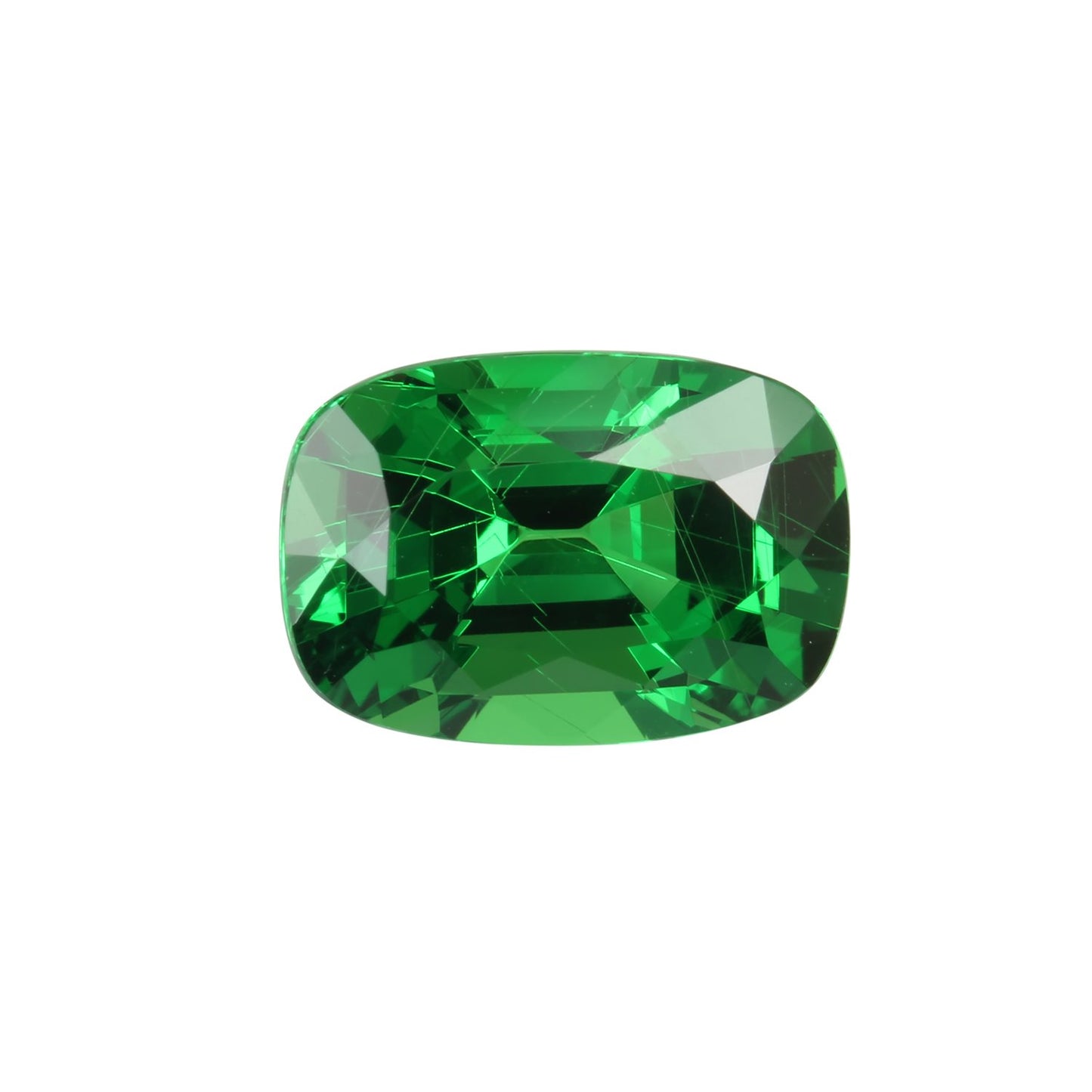 10.22ct Cushion Fine Intense Green Tsavorite Set