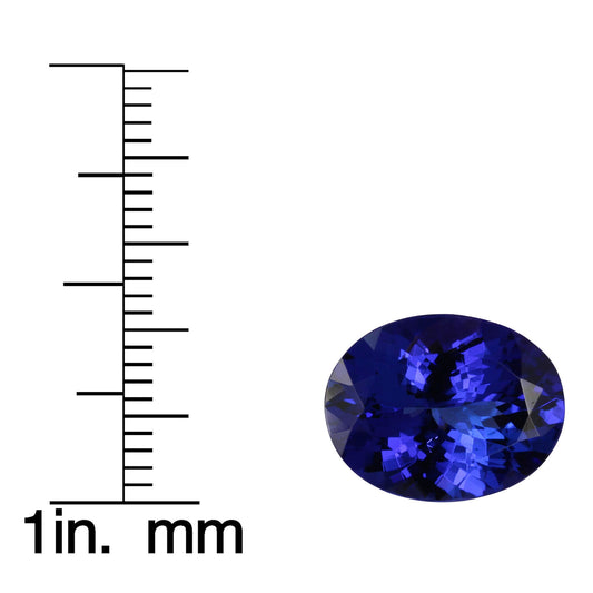6.31ct Oval AAA Color Tanzanite