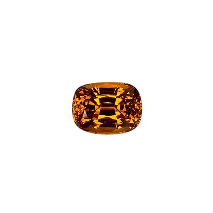 9.2x7mm Cushion Medium Orange Malaya Garnet