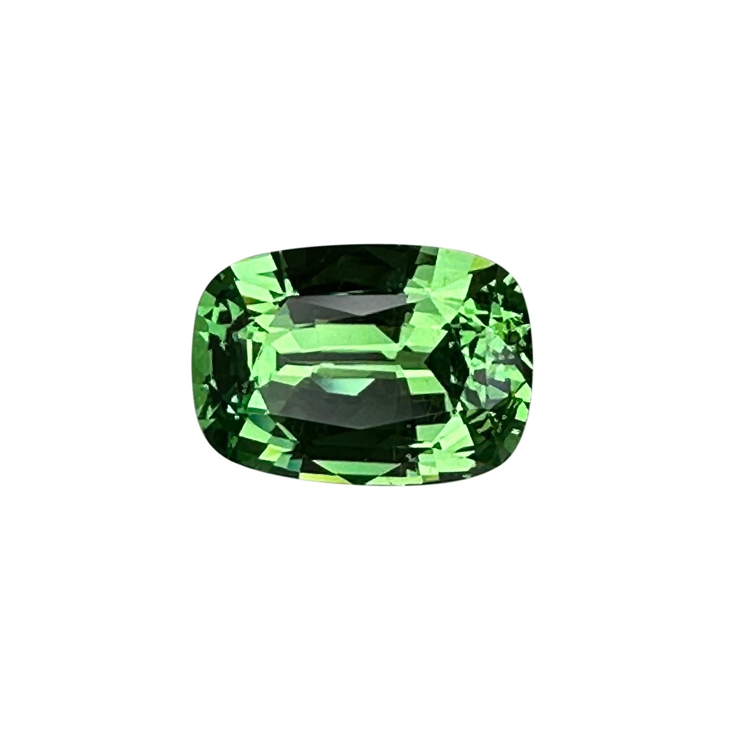 2ct Cushion Bright Green Tsavorite